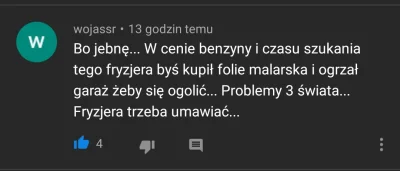 jedrzejbrejwicki - Bo jebne. Gość mówi, że nie ma czasu, że umawianie się do fryzjera...