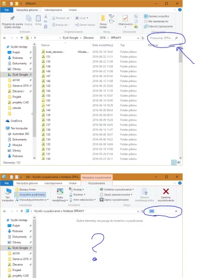 arczi01 - Windows 10 nie wyszukuje folderów.

Kiedy chcę wyszukać folder po nazwie ...