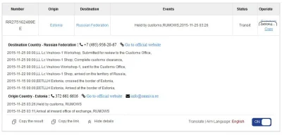 januszekkk - Ten #tracking to jakiś fejk nie? Wysłane z Estonii i to jeszcze do ruski...
