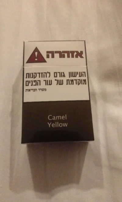 narkotykarz - jestem w izraelu, nie dość że camele żółte kosztowały po przeliczeniu 3...