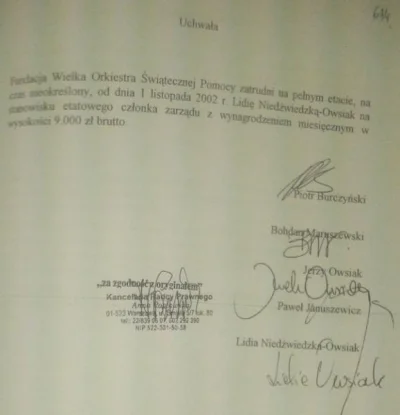 rotero - Na czele fundacji stoi zarząd, którego członkami obok Jerzego Owsiaka są Pio...