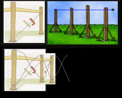 j777 - nie wiecie jak skutecznie zrobić płotek z kijków metrowych, sznurka i prętów a...