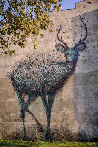ColdMary6100 - #mural wyk. DALeast #lodz ##!$%@? #streetart