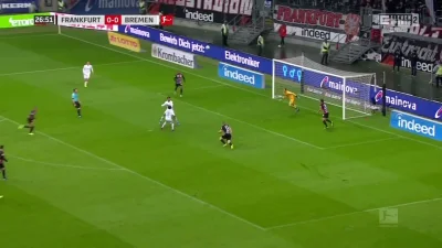 S.....T - Davy Klaassen, Eintracht Frankfurt 0:[1] Werder Brema
#mecz #golgif #bunde...