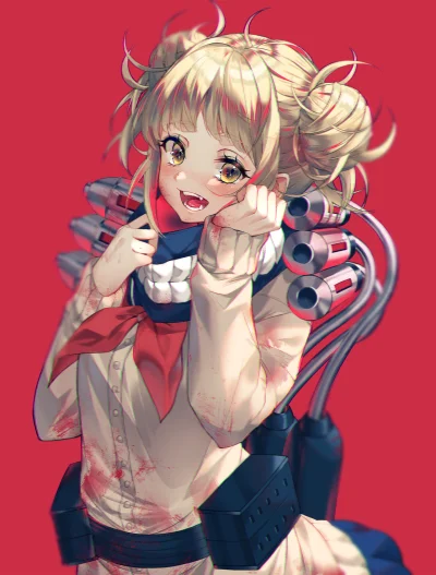 bakayarou - #randomanimeshit #bokunoheroacademia #himikotoga #animeart #pixiv #anime ...