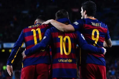 rales - #pilkanozna #fcbarcelona 

Oficjalny kres najlepszego snajperskiego trio w ...