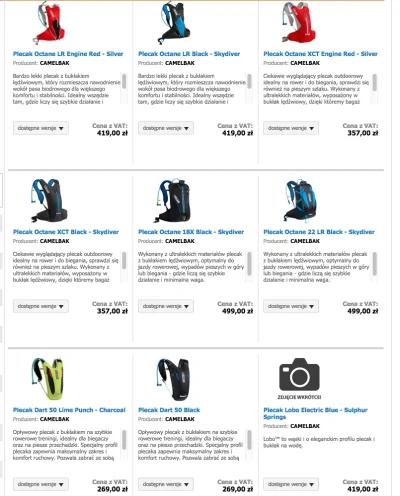 m4kb0l - #WTF dlaczego plecaki firmy #camelbak na #rower są takie drogie? Warto?!