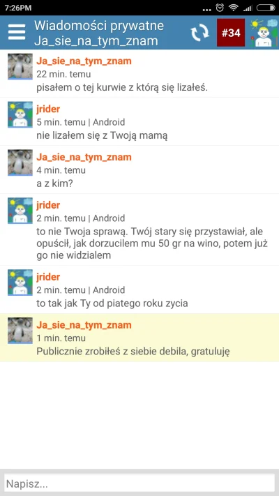 jrider - @gwiezdna: Tak, moje, powiedz proszę, że masz je gdzieś?

@skk1993: To zobac...