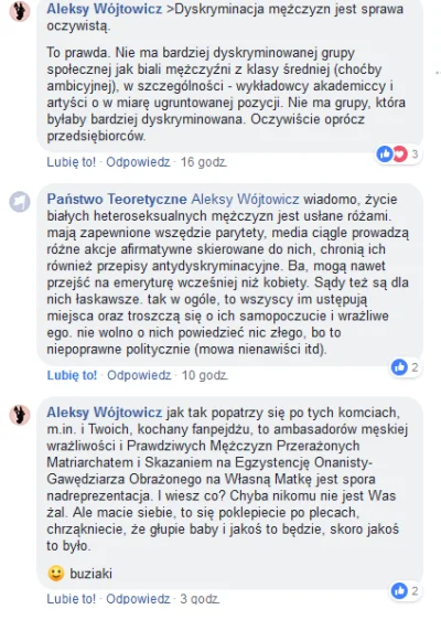 fm08 - Tam widzę jest jakiś białorycerz na tym fanpage'u wypisujący takie bzdury z pe...