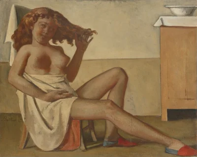 Oppaiconnoisseur - Balthus sobie malował kobiety o brzydkich twarzach 
#malarstwacon...
