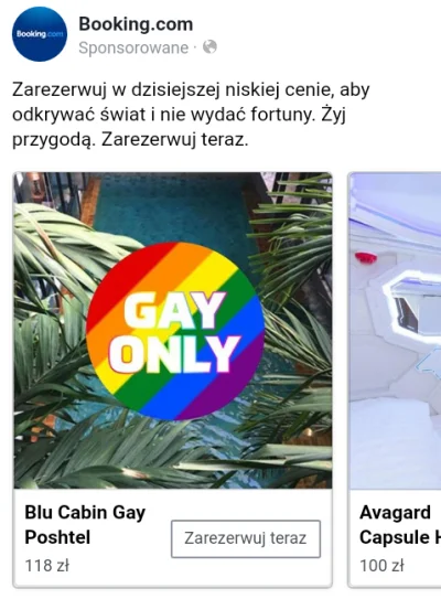 I.....o - Serwis #bookingcom reklamuje strefy wolne od hetero. 
#bekazlgbt #bekazlew...