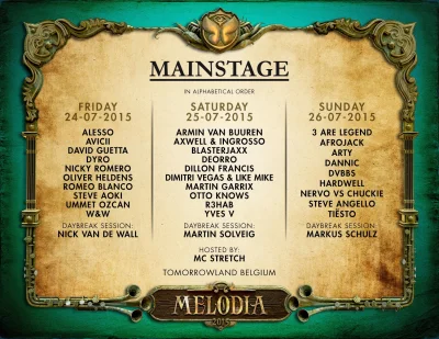 kthxbye - Lineup Mainstage ogłoszony ( ͡° ͜ʖ ͡°)
Będzie skakane

#tomorrowland #ed...