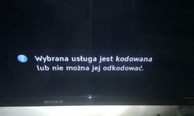goromadska - Mam telwizor #sony i #telewizjanakarte. Często zdarza się taki komunikat...