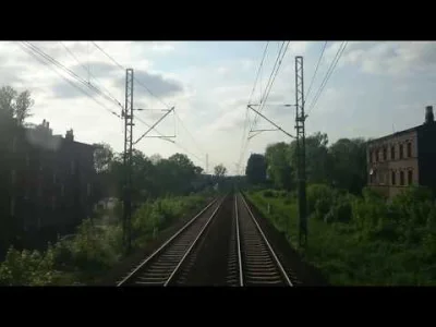 sylwke3100 - Widok z kabiny pociągu relacji Katowice - Chałupki przez Gliwice, Kędzie...