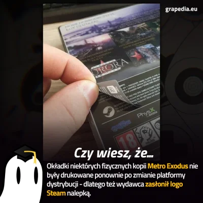 hajducek - #gry #ciekawostki #metro #metroexodus #epicstore #drama #grapedia