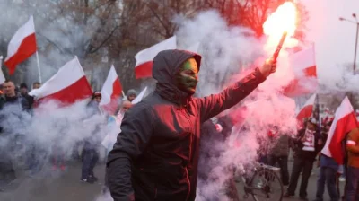 pierdze - Marsz Niepodległości przez paru debili został określony jako marsz skrajnej...