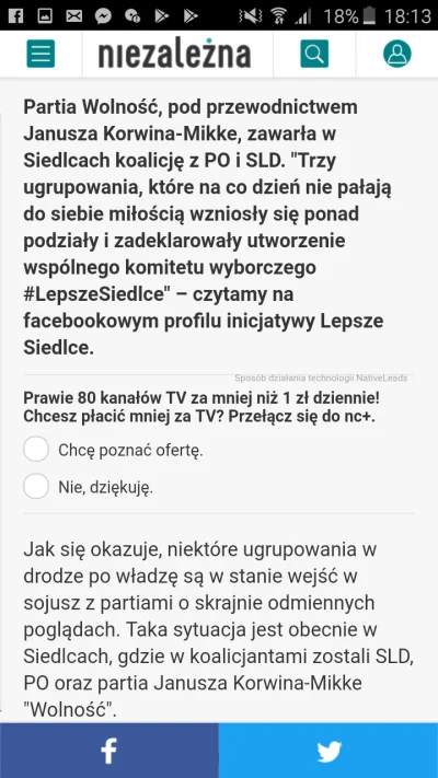 werdum18 - > Korwin by na to nie poszedł.

@haes82: gdy koryto staje się realne, id...