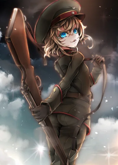 bakayarou - #randomanimeshit #youjosenki #tanyadegurechaff #girlsandguns #