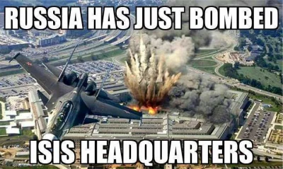 e_bob - #rosja zbombardowała kwaterę główną #isis :) #heheszki