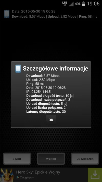 niedowierzanie - #LTE w telefonie. Jest spoko? ( ͡° ͜ʖ ͡°)
#android #mocinternetu