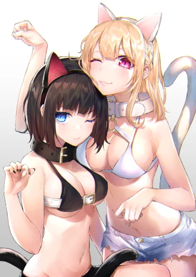 bakayarou - #randomanimeshit #originalcharacter #kemonomimi #nekomimi #oppai #redeyes...