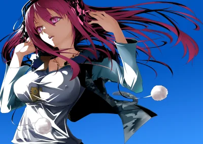 Azur88 - #randomanimeshit #anime #nitroplus #supersonico #longhair #pinkhair #pinkeye...