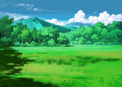 FuzzyWuzzy_ - #randomanimeshit #naturanime #landscape #scenery #animeart #pixiv artys...