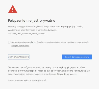 phoe - #https #wykop @wykop tu jeszcze nie działa
ALE HTTPS DZIAŁA JA NIE MOGE