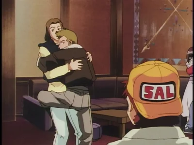 80sLove - Postępowa, przełamująca tabu, wzruszająca scena z anime After War Gundam X
...