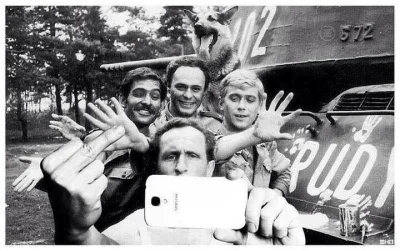 orle - Selfie 50 lat temu.