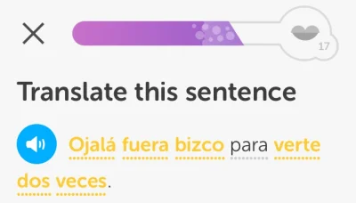 messageinabottle - @messageinabottle: Dzisiaj na duolingo nauczyłam się jak flirtować...