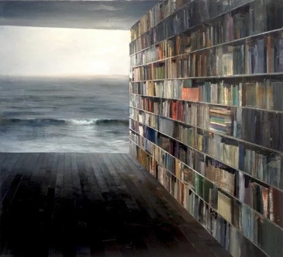 panidoktorodarszeniku - Jeremy Miranda
Library with Grey Sea_, 2014
#malarstwo #szt...