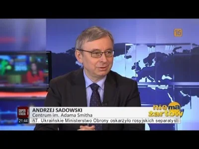 masaroaldo - @Amfidiusz: @t3m4: @happyloverboy: Właśnie oglądałem wywiad z Sadowskim ...