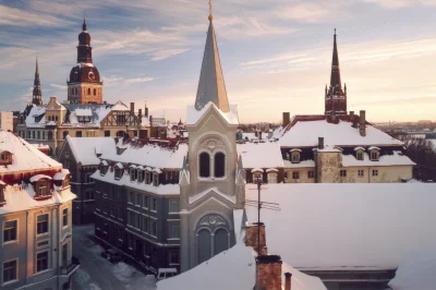 johanlaidoner - Ryga, Łotwa. Budynki kościołów luterańskich. Łotysze (podobnie jak Sk...