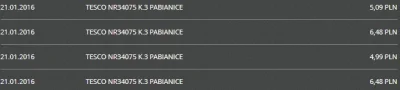 Zwirzu - @MaciejPN: nie mam paragonów - wrzucam zrzut płatności kartą. Ja robiłem tak...