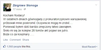 s.....3 - @pikolo369: dlatego cytat z FB Stonogi: