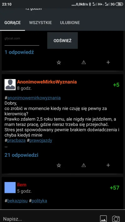 BetonowyTrawnik - @dzidek_nowak 
@Dorokai 
Jest 23:11 i wpis nie jest już tak radosny...