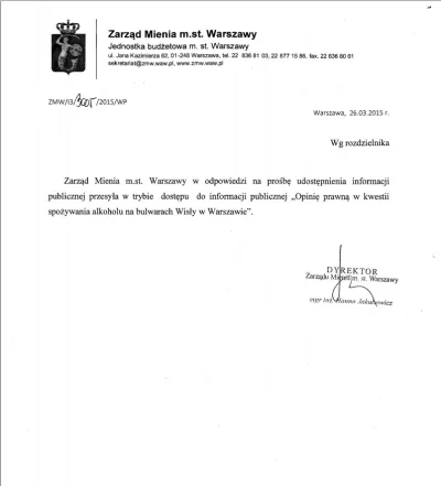 saltacme - Dostałem właśnie maila od Wioleta Porzezińska - dział ds. zagospodarowania...