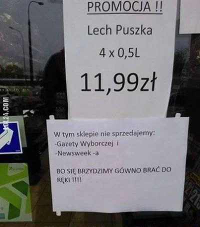 SenseiWladimirPutin - @turbonerd: Od kiedy w Ruchu sprzedaje się piwo, głuptasie? To ...