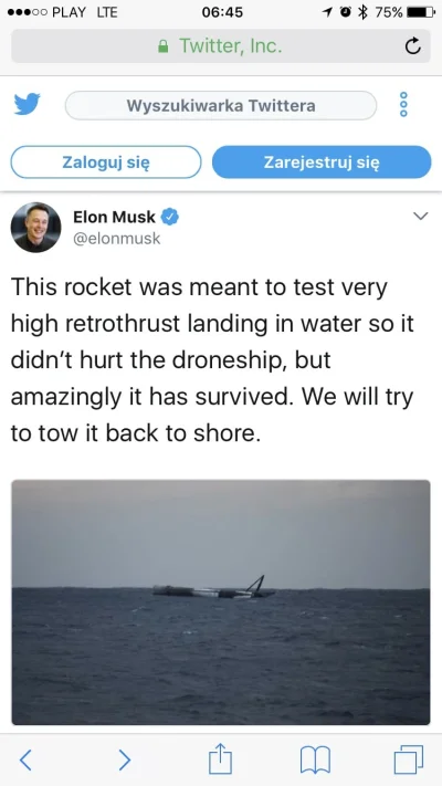 enron - No proszę, bez barki też się da ( ͡° ͜ʖ ͡°) 
https://twitter.com/elonmusk/sta...