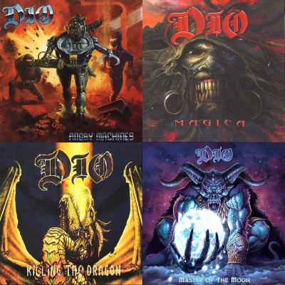 metalnewspl - Do sprzedaży trafią 4 zremasterowane albumy Dio - https://www.metalnews...