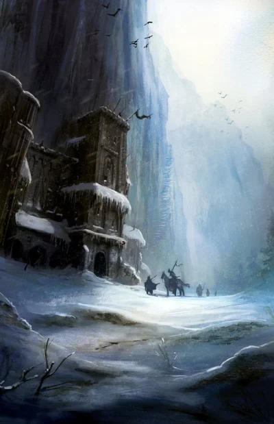 ColdMary6100 - #gameofthrones #conceptart #art 
The Wall & Castle Black:)