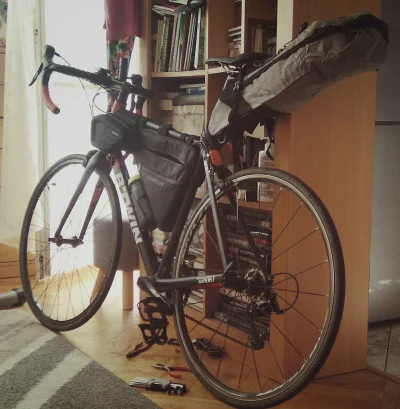 kronikary - Przygotowania do sierpniowego wyjazdu na 1500km - testowanie bikepackingu...
