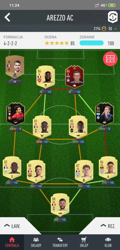 radek-tadek - #fut Hej. Jak to ułożyć w ataku, żeby najlepiej chodziło. Gram 4-2-3-1 ...