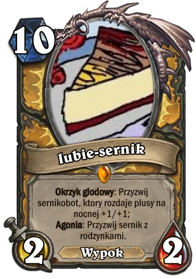 Mojpiespimpek - #wykophearthstone Pierwsza legendarna karta to zbanowany @lubie-serni...