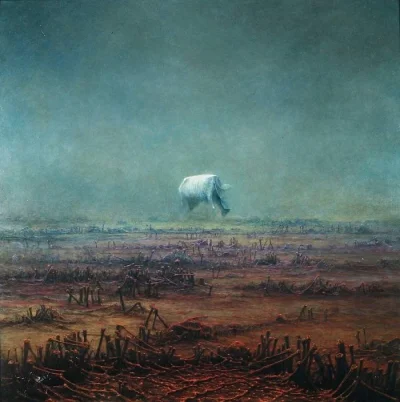 mull - #beksinski #beksinskinadobranoc #sztuka #malarstwo #mullcontent