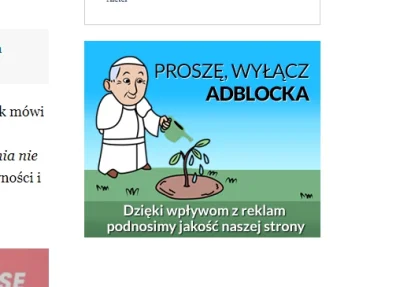 Rzuku - Odbiegając od tematu, to pierwsza strona na której sam papież prosi mnie o wy...