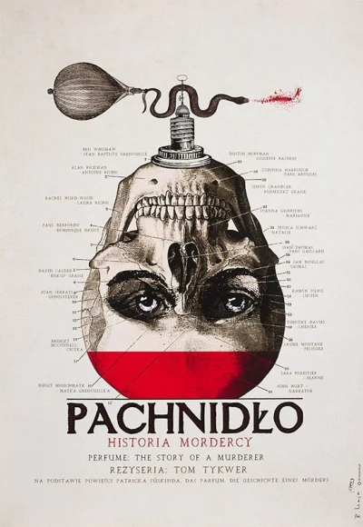 Nemezja - #plakatyfilmowe #polskaszkolaplakatu #niewiemczybylo 
Pachnidło, autor Rys...