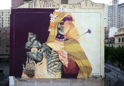 szczenki - Mural w Sao Paulo autorzy INTI i Alexis Diaz
Niesamowite detale
#streeta...