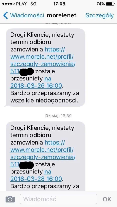 Blanipo - @qusqui21: ten sklep to dramat, czekam juz od miesiąca i codziennie słyszę ...